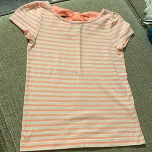 coral and white tee size 5-6 from crazy 8